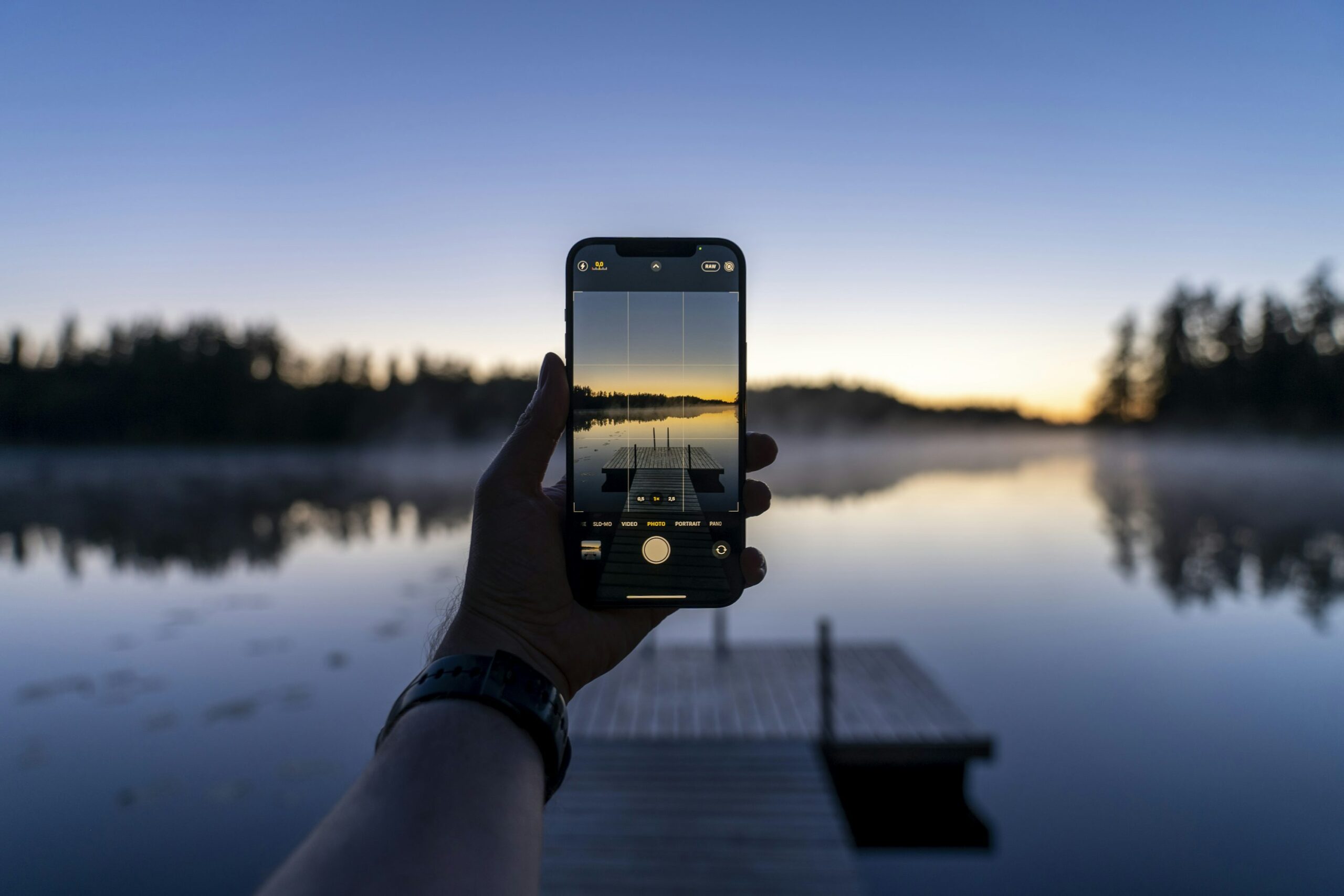 iphone on background